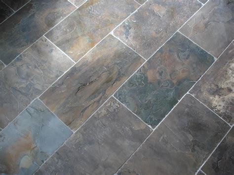 A Beautiful Natural Slate Flooring Solution Soothing And Cool To