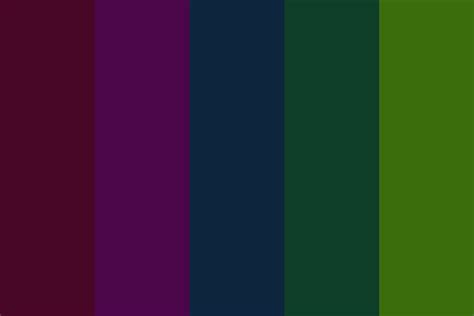 Maroon Blue Green Purple Color Scheme Purple Color