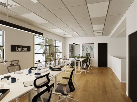 Bright Modern Open Space Office Interior Design Decorilla