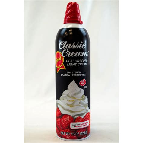 Classic Cream Real Whipped Light Cream Us Foods Chefstore