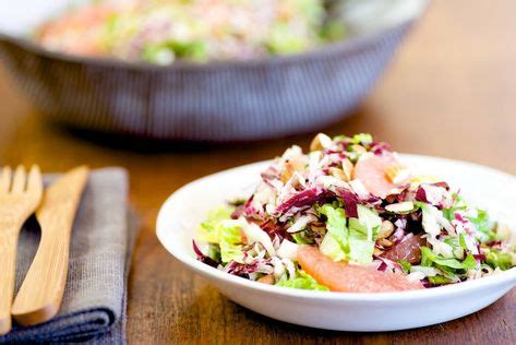 It is light, crunchy, and a perfect side to summer's outdoor meals. Radicchio, Jicama, Romaine, and Fennel Salad (With images) | Healthy salad recipes, Fennel salad ...