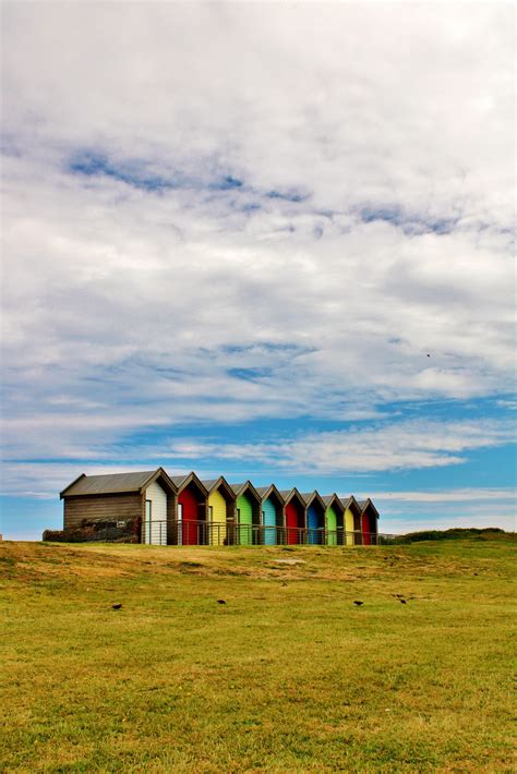 Blyth Beach Huts Summer Sun Our Image Nation