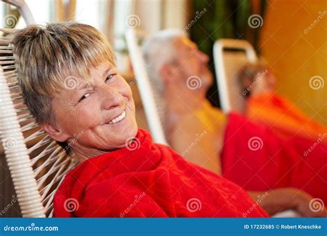 Senior Woman After Spa Treatment Stock Image Image 17232685
