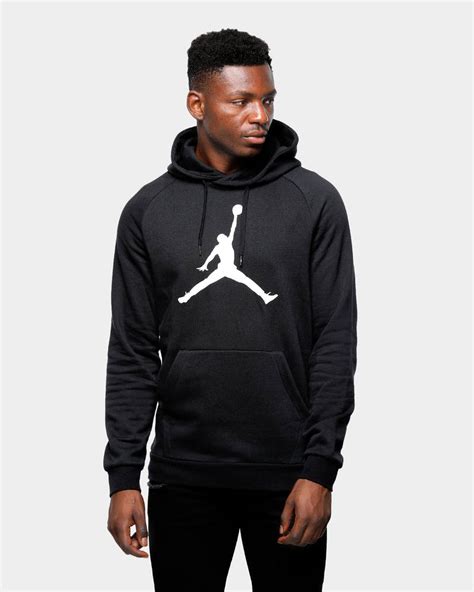 Jordan Jumpman Logo Hoodie Blackwhite Culture Kings Nz