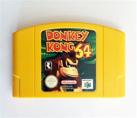 Vintage Donkey Kong 64 Nintendo 64 Tested Works Very Clean N64 Video