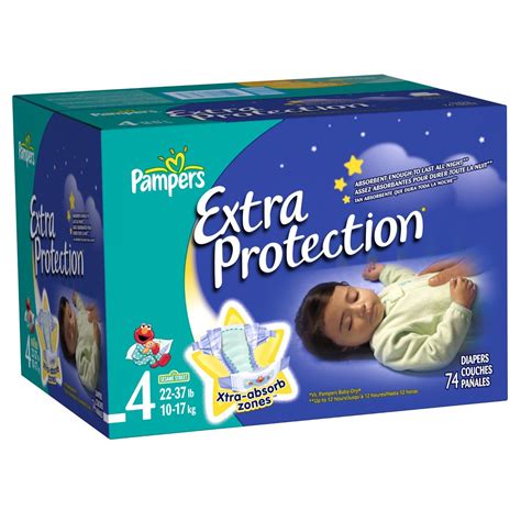 Pampers Baby Dry Extra Protection Diapers Size 4 74 Count Free