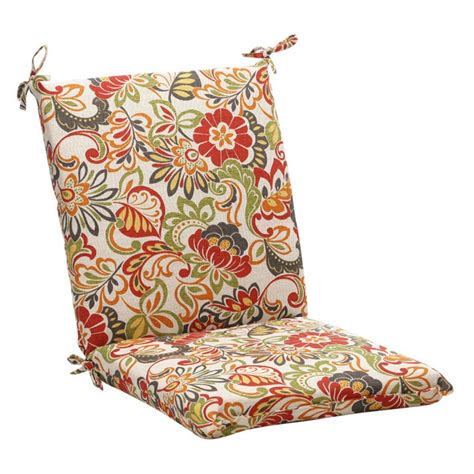 pillow perfect outdoor floral chair cushion 36 5 x 18 x 3 in