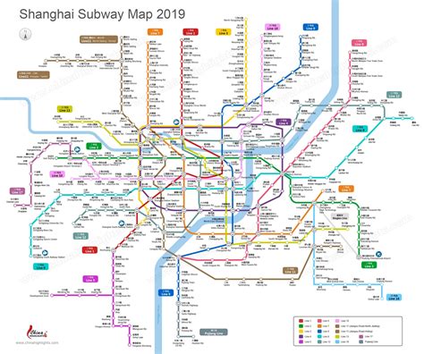 Shanghai Map Map Of Shanghais Tourist Attractions And Subway