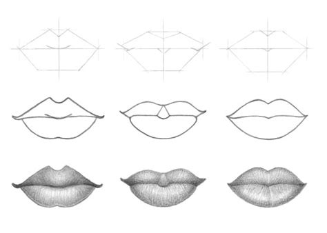 Lips Sketch Tutorial