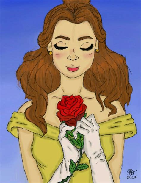 Bella Drawing By Me Inspired By Natalico First Disney Princess