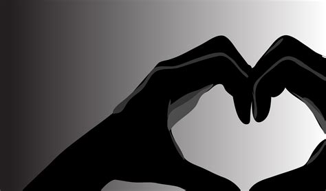 Black And White Heart Wallpapers Wallpaper Cave