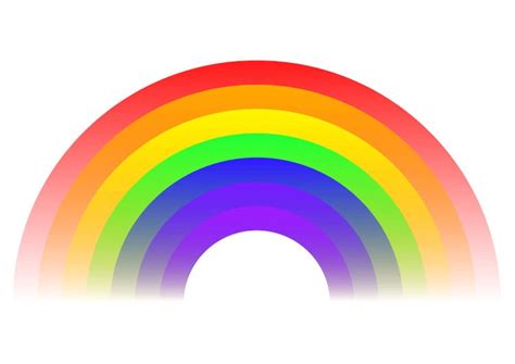 Regenboog kleurplaat voor kinderen printen online. Afbeelding regenboog. Gratis afbeeldingen om te printen.