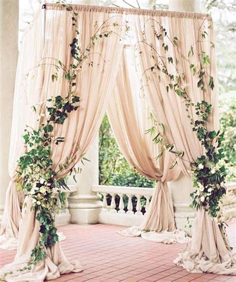What Do You Think Of This Gorgeously Draped Wedding Arch We Think It