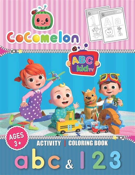 Cocomelon Activity Book Cocomelon Coloring Book Practice For Kids