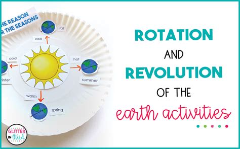 Ideas for Earth rotation and revolution activities - Glitter in Third