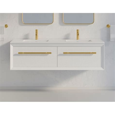 Kohler Enivo 60 In White Bathroom Vanity Base Cabinet Without Top In