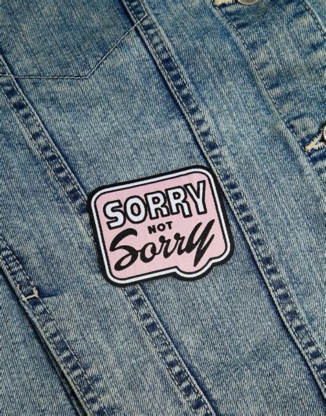 Ohh Deer Sorry Not Sorry Iron On Patch At Asos Com Iron On Patches Ohh Deer Sorry Not Sorry