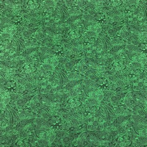 108 Paisley Quilt Backing Fabric Green