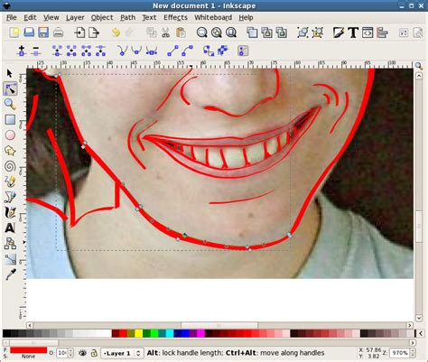 Make A Vector Face In Inkscape Cricut Tutorials Design Tutorials