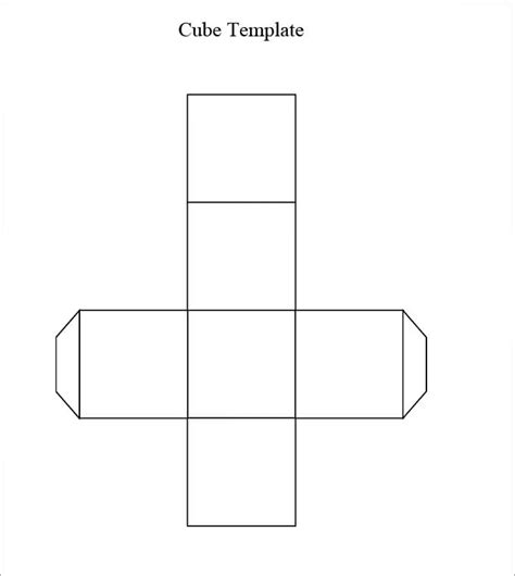 Cube Template 3d Cube Template