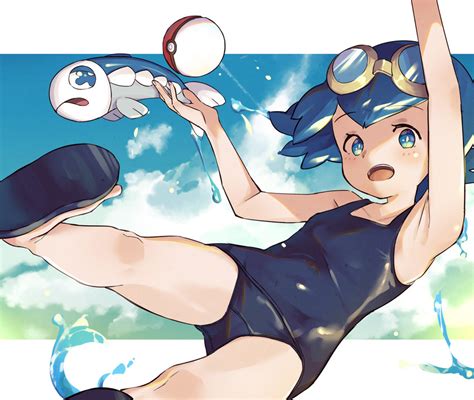 Lana Wishiwashi And Wishiwashi Pokemon And 2 More Drawn By