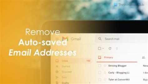 How To Delete An Autofill Email Address In Gmail