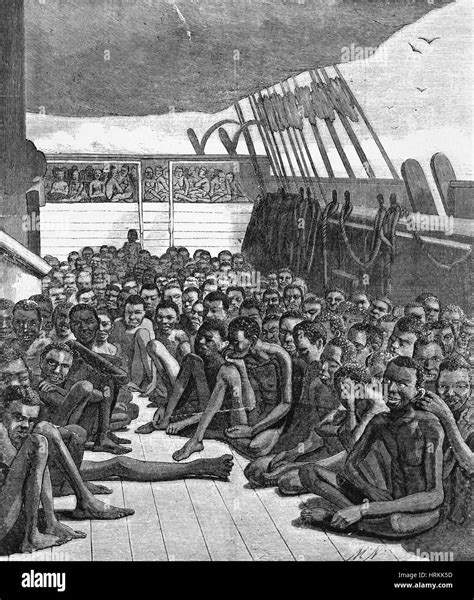 Navire Négrier 1860 Photo Stock Alamy