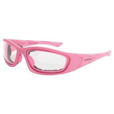 radians crossfire 24264af mp7 pink foam lined safety glasses clear ant