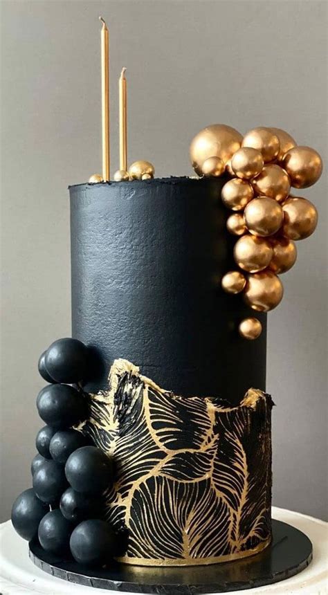 Black Cakes That Tastes As Good As It Looks Black Gold Elegant Cake Artofit