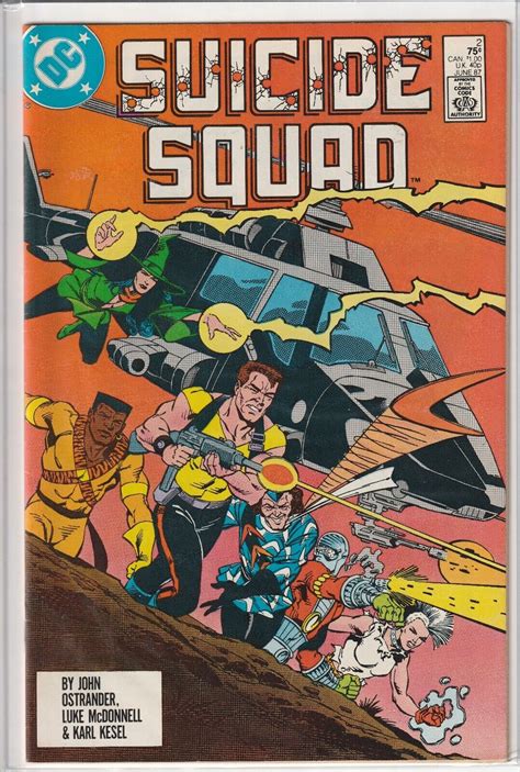 Dc Comics Suicide Squad Vol 1 2 June 1987 1st Print Ostrander