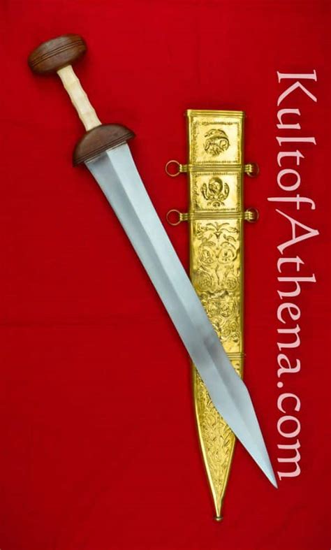 Roman Mainz Gladius Red Scabbard