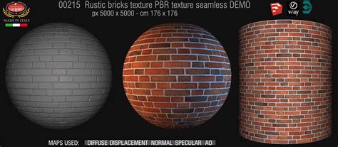 Rustic Bricks Texture Seamless 00215