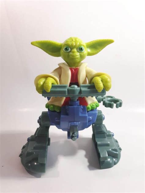 2005 Playskool Hasbro Lucasfilm Star Wars Jedi Force Swamp Stomper Yoda