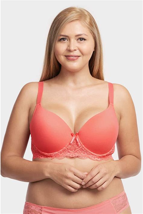 Mamia Womens Full Cup Push Up Lace Bras Pack Of 6 Gianna Size 38b Jxem Ebay