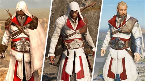 Ezios Outfit In Every Assassins Creed All Ezio Outfits Youtube
