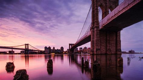 Brooklyn Bridge Sunset Wallpapers Top Free Brooklyn Bridge Sunset