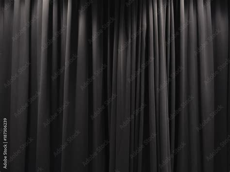 Black Stage Curtain