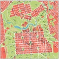 Adelaide - Vector city maps, eps, illustrator, freehand, Corel draw ...