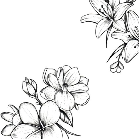 Sexy Flowers Tattoo Design Tattoodesignstock