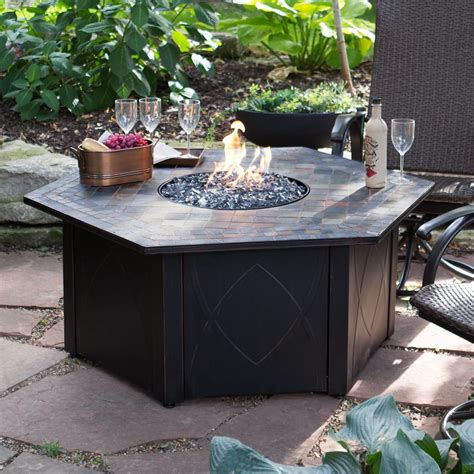 An outdoor propane fire pit can transform a patio in an instant. Top 15 Types of Propane Patio Fire Pits with Table (Buying ...