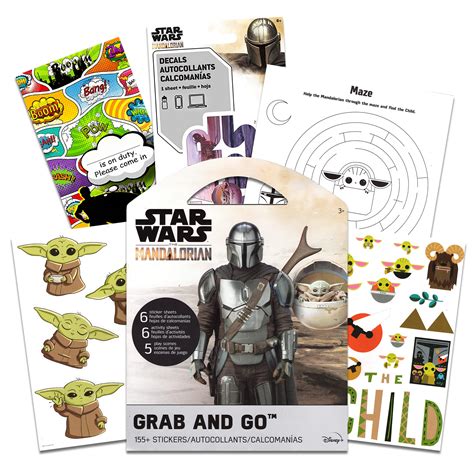 Buy Mandalorian Stickers Star Wars Grab And Go Bundle ~ Mandalorian