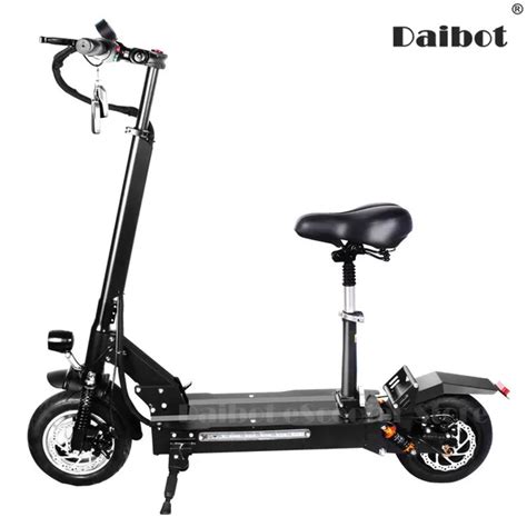 Daibot Off Road Electric Scooter With Seat Two Wheel 11 Inch 60v Dual