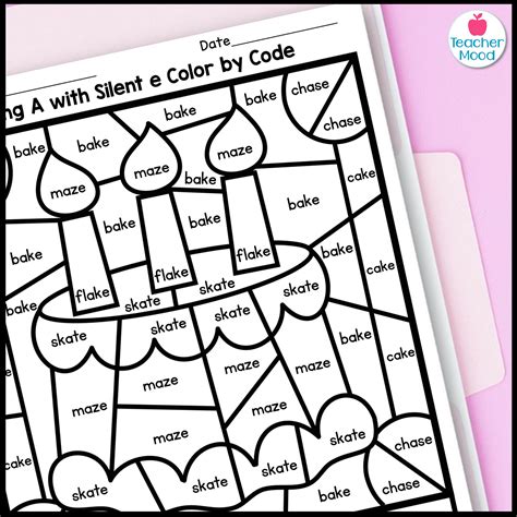 Word Work Coloring Pages Phonics Worksheets Decodables Made By