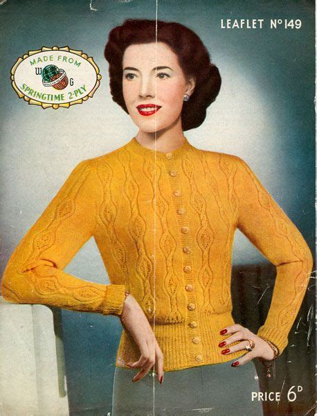 1940s Cardigan In Another Color Not Yellow Lol Mmmmmm Saffron Ladies