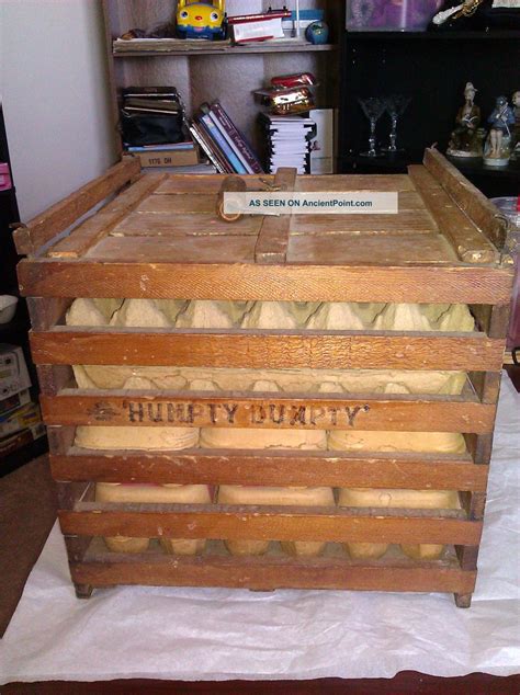 Vintage Wooden Egg Crate 12 Dozen For 144 Eggs Primitives Photo