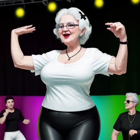 Pixel Wallpaper 4k Granny Show Her Big Black Leggingswhite