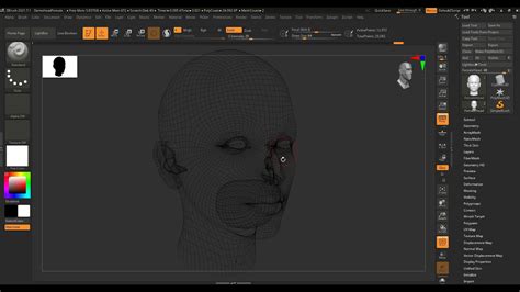 Zbrush Wireframe View Trick Youtube