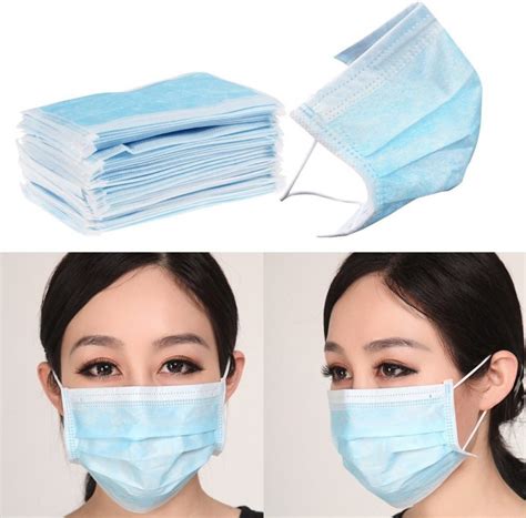 Buy Vmd 100pcs Disposable Face Masks Elastic Earloop Type Mask And