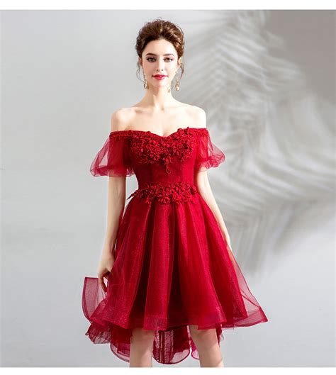 Studiokreasidesign Red Short Dress Prom