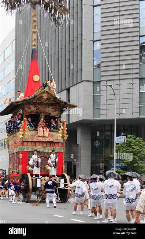 Japan Kyoto Gion Matsuri Festival Yama Hoko Procession Float